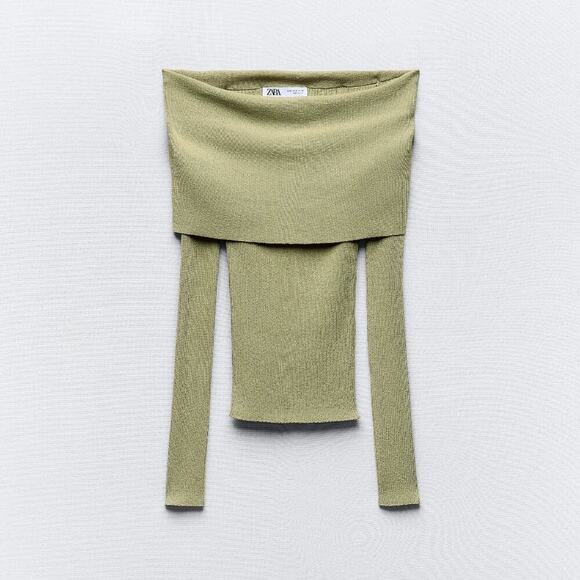 ZARA Fitted Knit Sweater NWT - Picture 13 of 14